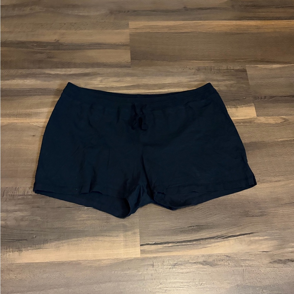 Womens JM Sport Black Athletic Shorts Size XXL